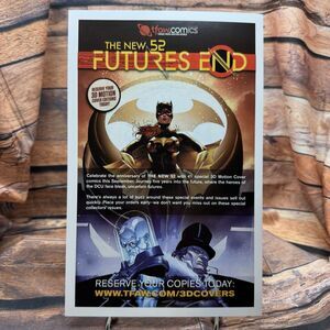 DC Comics THE NEW 52 Futures End / Rocket Raccoon Promo Flyer Print Ad Batgirl